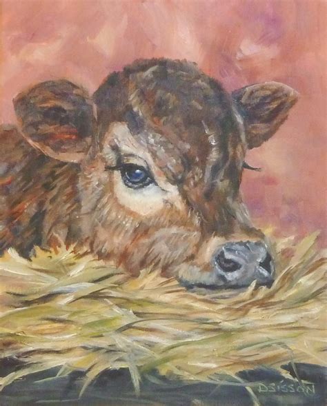 Daily Painting Projects Contemplative Jersey Calf Oil