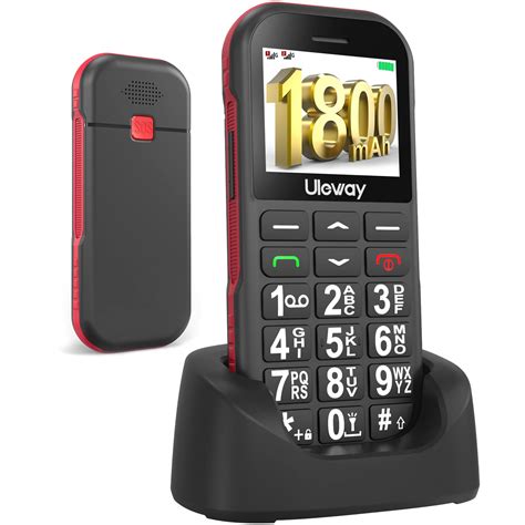 Buy Uleway Big Button Mobile Phone For Elderly Easy To Use Basic Cell Phone Dual Sim Senior