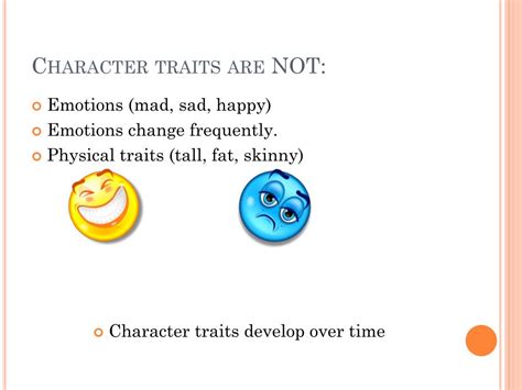 Ppt Character Traits Powerpoint Presentation Free Download Id6137127