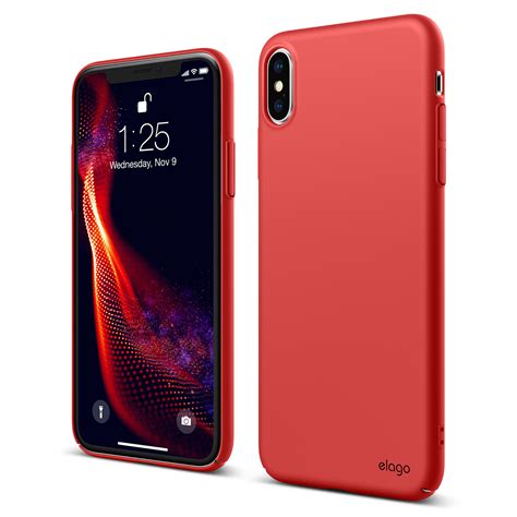 Slim Fit For Iphone Xs Max Red Elago Slg Design