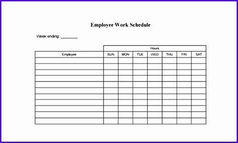 An employee work schedule is important to be developed based on the needs and requirements of the business operations. 14 Free Excel Employee Schedule Template - Excel Templates - Excel Templates