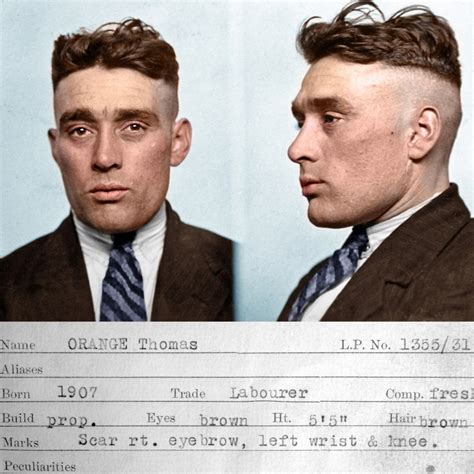 1930s Mugshots Of Newcastle Criminals In Color Historycolored