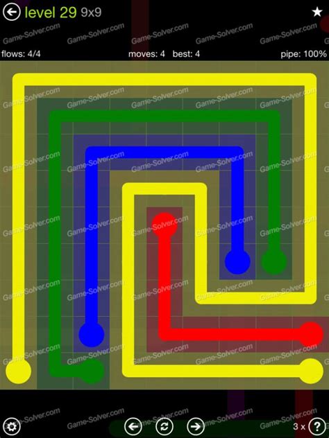 Flow Extreme Pack 9x9 Level 29 Game Solver