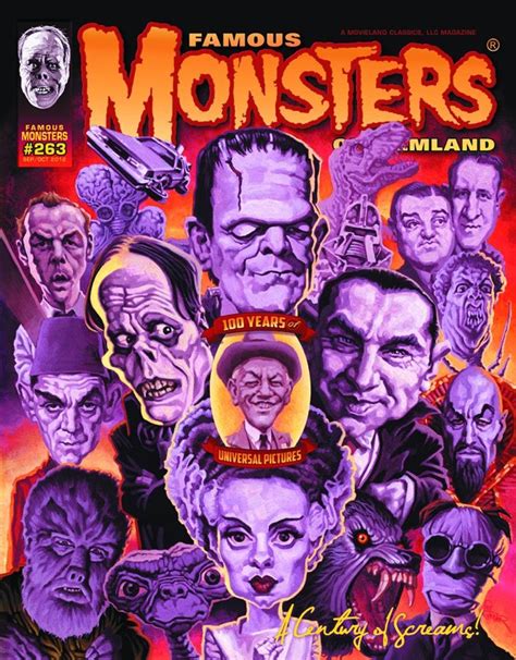 Universal Classic Monsters Famous Monsters Of Filmland Years Of Universal Pictures