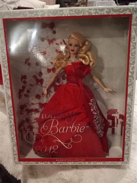 2012 Happy Holiday Barbie Doll Collectors Edition W3465 New In Box Nrfb Mattel 3000 Picclick