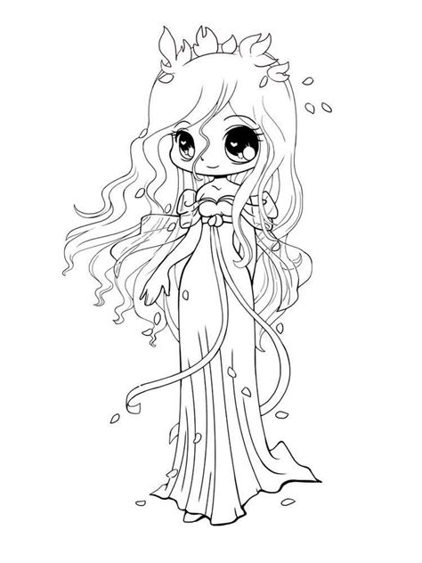 Chibi Coloring Pages Free Printable Chibi Coloring Pages