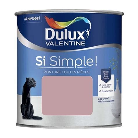 Peinture Dulux Valentine Si Simple Le Rose Intense Pas Cher
