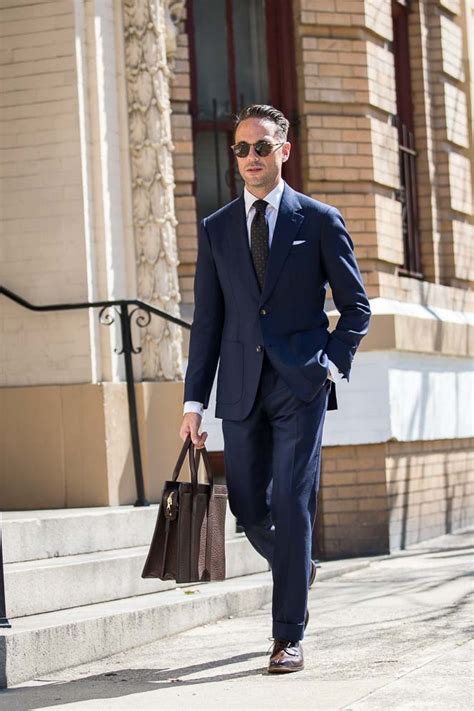 Have you ever wondered what job suits you? One Suit, Five Ways: The Versatile Navy Hopsack Suit - He ...