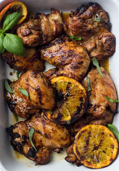 Grilled chicken is synonymous with summer grilling, both for family cookouts and weeknight meals. Grilled Orange Chicken Recipe | Little Broken