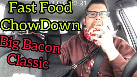 Wendys Big Bacon Classic Fast Food Chowdown Youtube