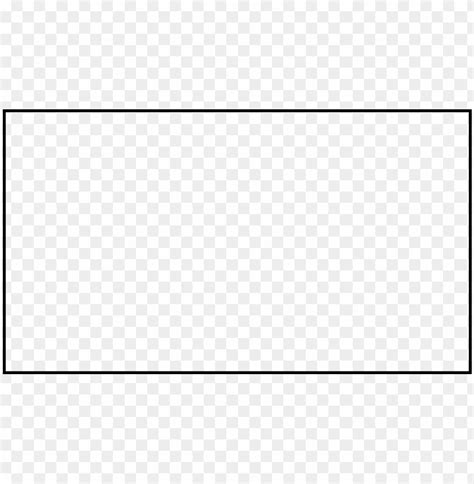 Free Download Hd Png Rectangle Transparent Black Outline Of Box Png