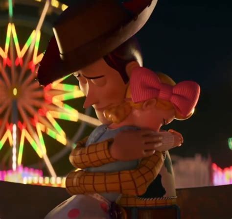 Woody Pride Hugging Bo Peep Goodbye Bo Peep Toy Story Woody Toy Story Disney Animated Movies