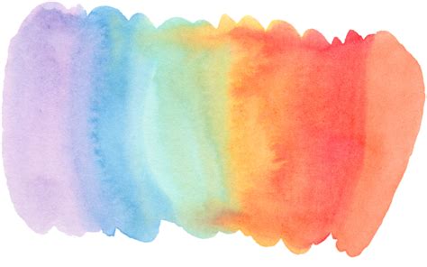 Rainbow Watercolor Free Png