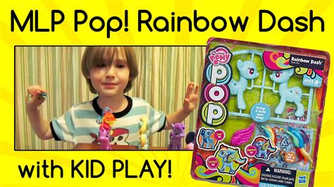 Unboxing My Little Pony Pop Rainbow Dash Style Kit — With Kid Play
