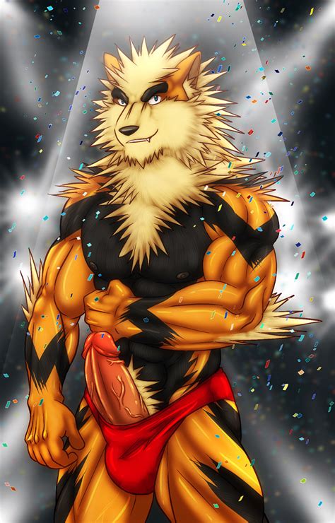 Rule 34 5 Fingers Abs Anthro Anthrofied Arcanine Balls Black Fur