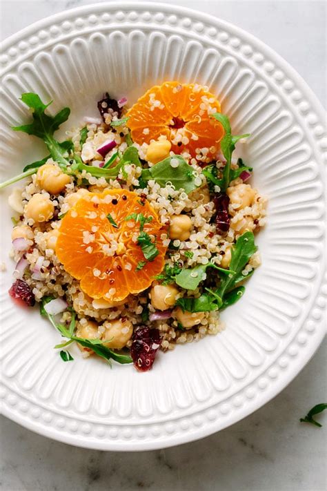 Quinoa Salad With Orange Cranberry Mint The Simple Veganista