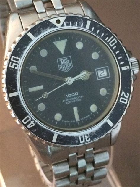Tag Heuer 1000 Professional Diving Mens Watch 1990s Catawiki