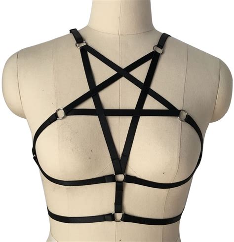 2018 body harness sexy school girl bondage harness elastic strap bra women garter belt harness