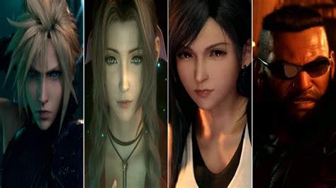 Final Fantasy Vii Remake All Character Preview Trailers Youtube