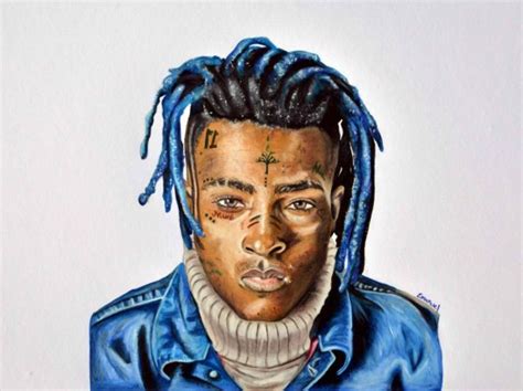 Portfolio Drawing Xxxtentacion Rapper Emanuel Schweizer