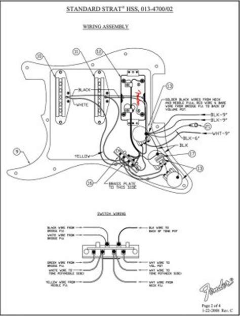 If you're repairing or modifying your instrument and need to see a wiring diagram or some replacement part numbers, these service diagrams should help you get. Hss Strat Wiring Diagram Blender