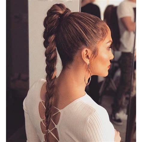 20 Photos Low Twisted Flip In Ponytail Hairstyles