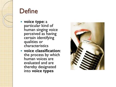 Ppt Voice Types Powerpoint Presentation Free Download Id2824236