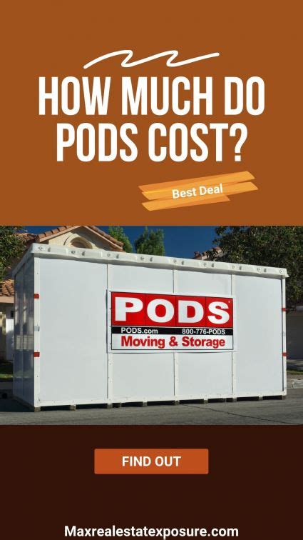 Pods For Moving Cost Storage Rental Prices Explained