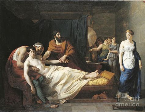 Erasistratus Discovering The Cause Of Antiochus Disease Painting By