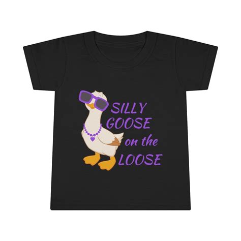 Silly Goose On The Loose Tee L Silly Goose T Shirt L Silly Etsy