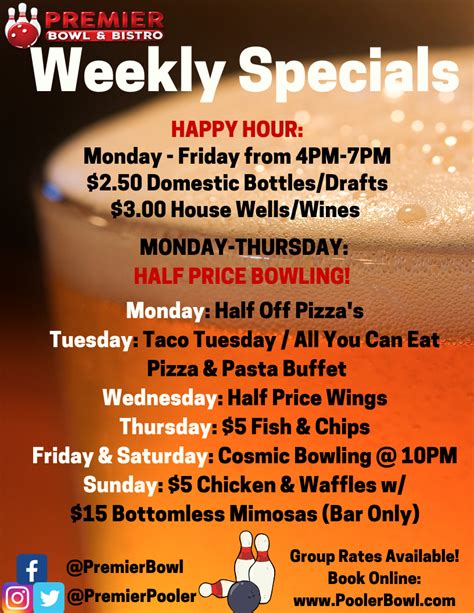 Weekly Specials Promotion