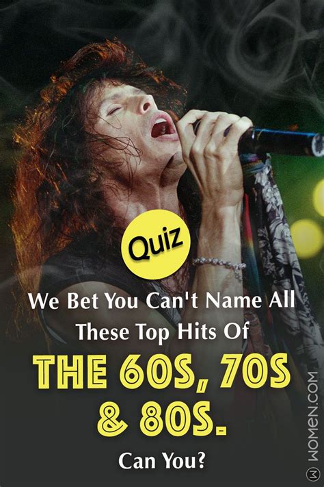 Music, it's an important part of life, and i'm pretty sure pretty much everyone listens to it. We Bet You Can't Name All These Top Hits Of The 60s, 70s ...