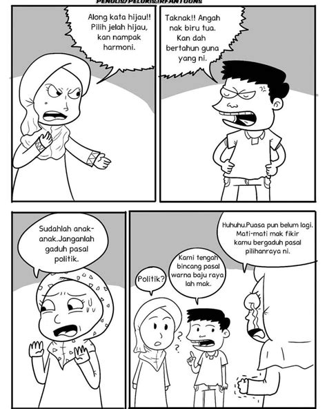 Komik Strip Ala Pemilu Malaysia Humor Dictio Community