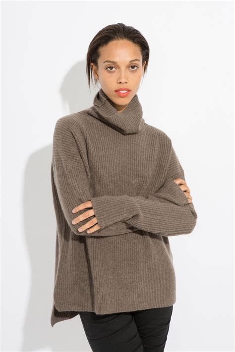 Cozy Cashmere Funnel Neck Sweater Garmentory