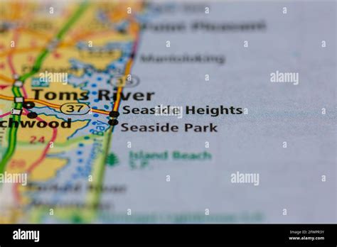 Map Of Seaside Heights Hi Res Stock Photography And Images Alamy