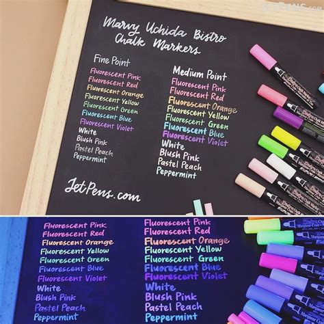 These Bright Marvy Uchida Bistro Chalk Markers Are Fantastic For