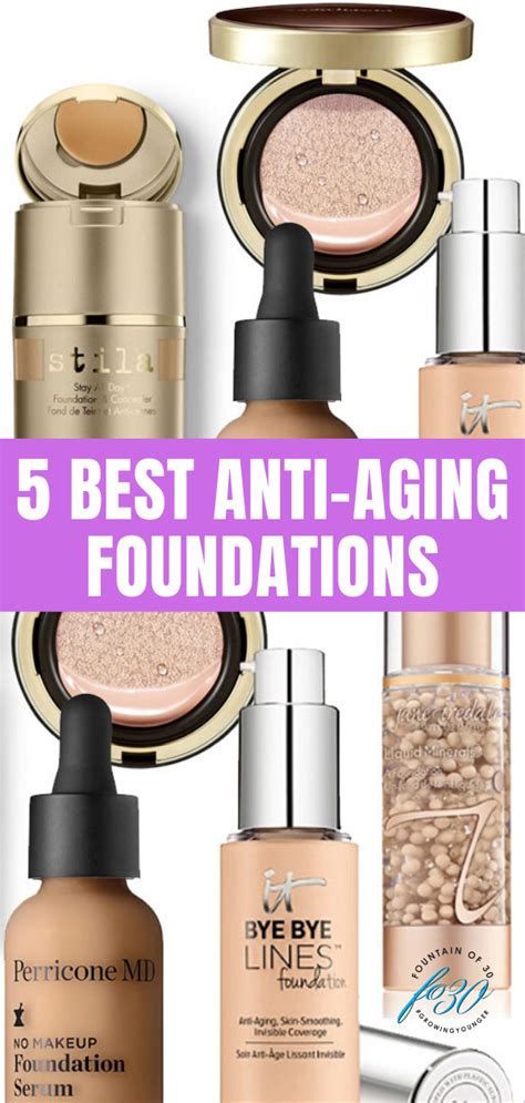 Five Of The Best Foundations For Aging Skin