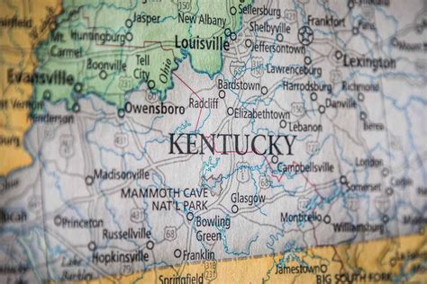 Kentucky Counties Map With Cities World Map