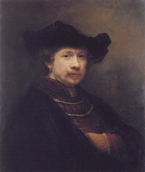 Filerembrandt Self Portrait In A Flat Cap 1642 Royal Collection Of