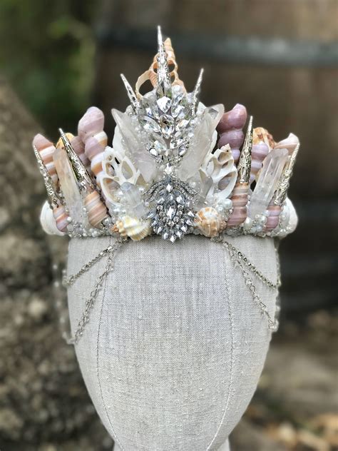 Mermaid Crown Shell Crown Seashell Crown Mermaid Crown Adult Crowns