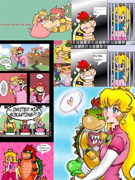 Image Result For Bowser And Peach Super Mario Art Bowser Bowser X Peach Fan Art