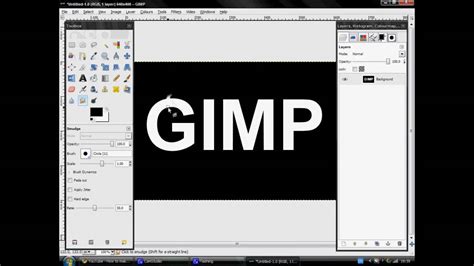gimp fire text tutorial youtube