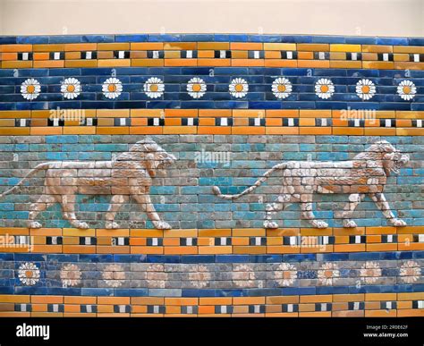 Mesopotamian Lions Pergamon Museum Pergamonmuseum Museum Island