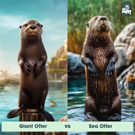 Giant Otter vs Sea Otter: See Who Wins | Animal Matchup