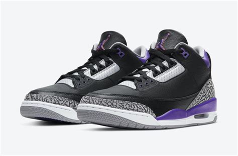 Air Jordan 3 Court Purple Ct8532 050 Release Date Sneaker Bar Detroit