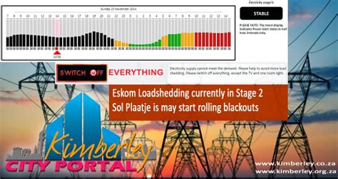 New load shedding schedule for ethekwini. Kimberley Load Shedding 19:50 23/11/2014 - Kimberley City Info