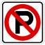 No Parking Symbol From Dornbos Sign & Safety