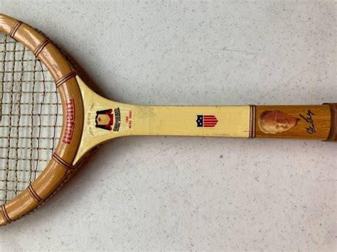 Regent Topstar Vintage Racket Signed By Don Budge Tennis Wooden Ebay