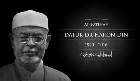 Harun nasution dared to build intellectual network that is rational, controversial and universal in. Belasungkawa Datuk Dr. Haron Din (1940 - 2016) - MYNEWSHUB