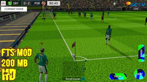 Game Bola Grafik HD Fts Mod Size Cuma 200mb An YouTube